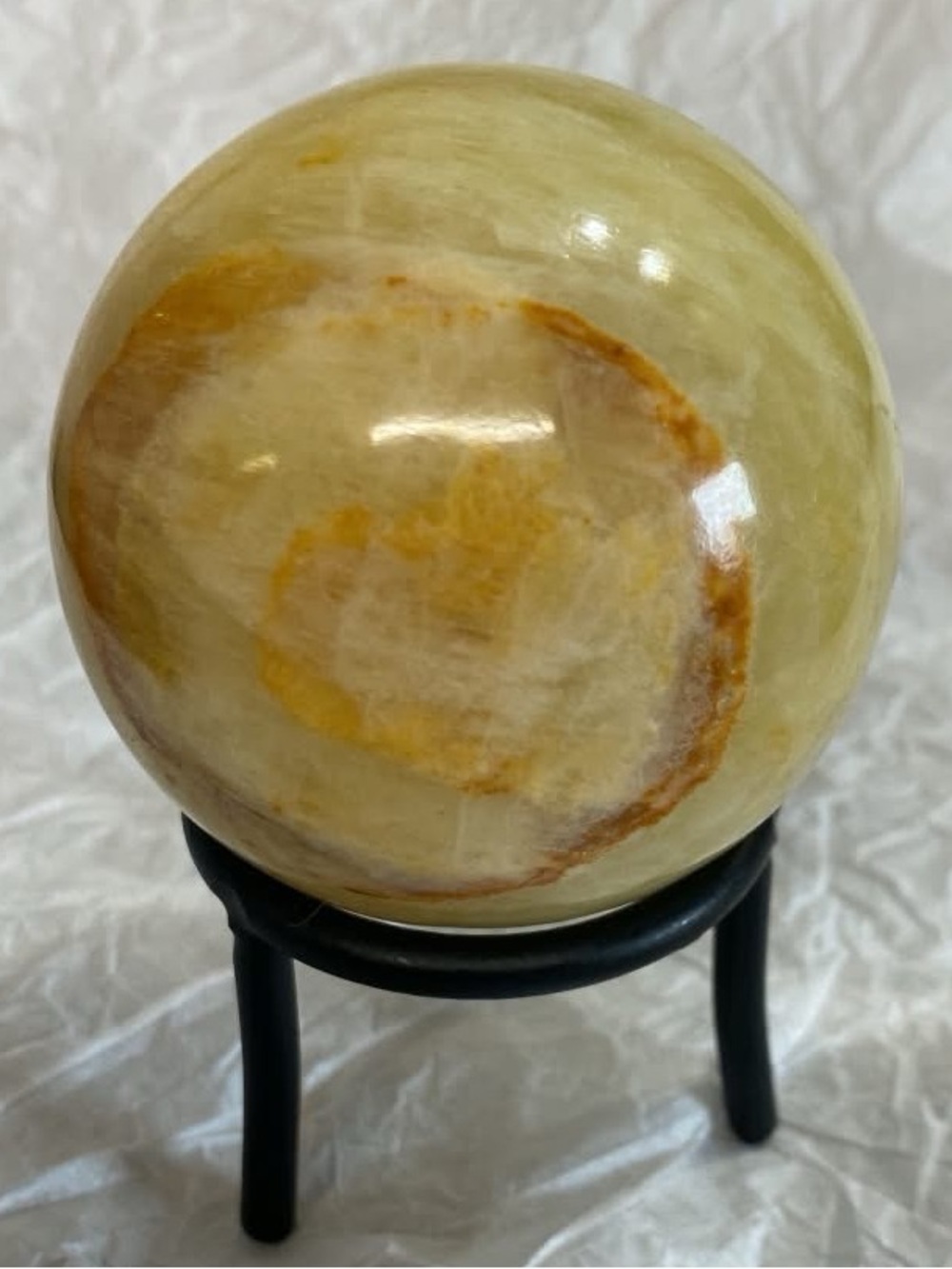 Lemon Calcite Sphere - Picture 7 of 7